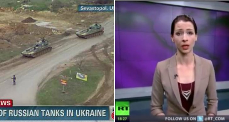 Nyhetsankare, Ukraina, Kritik, Ryssland, Live